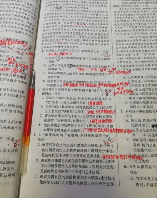 20.10.19《21版高考语文基础篇全国卷》答疑