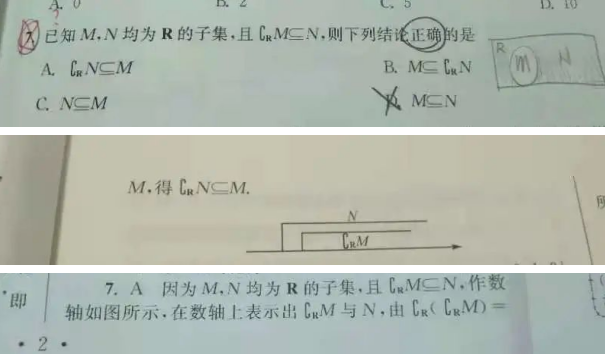 21.7.19《高中数学必修第一册SJ》答疑